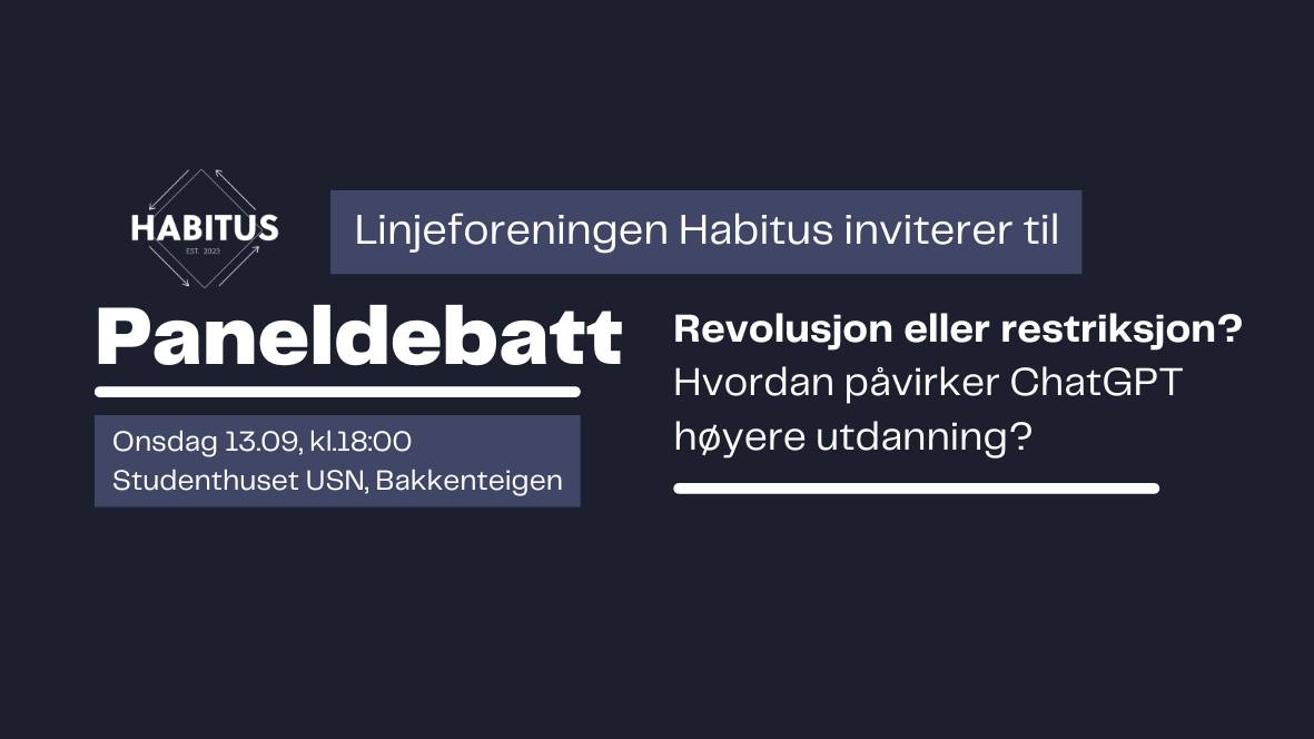 Paneldebatt: ChatGPT